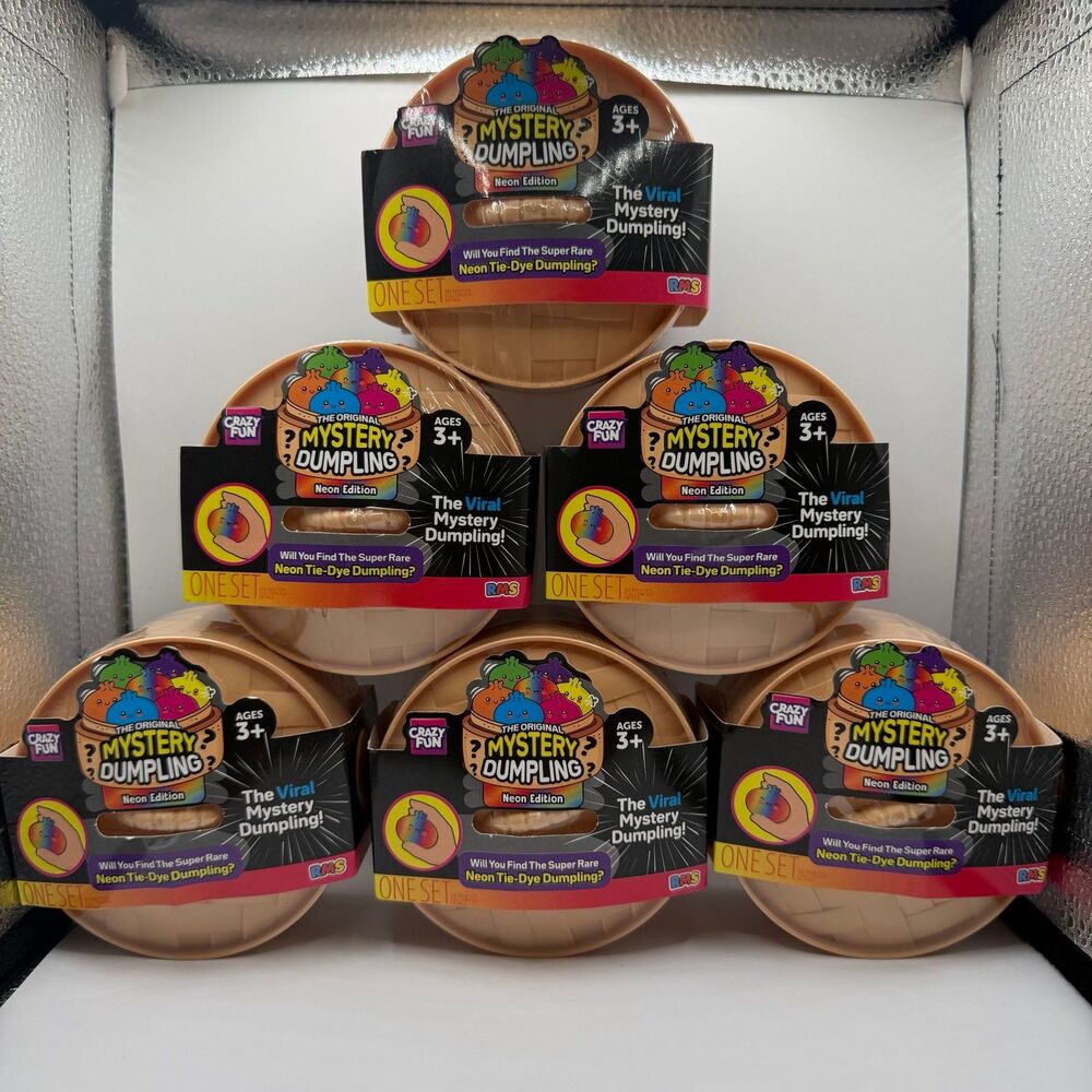 RMS - The Original Mystery Dumpling: Neon Tie Dye Edition [Set of 6] Slow Rise